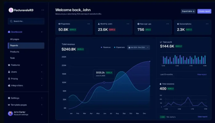 FacturandoRD dashboard